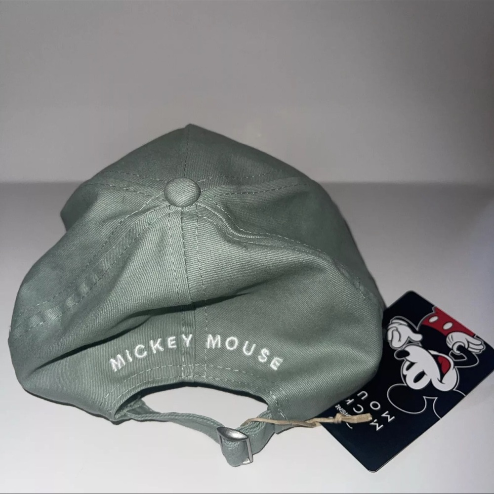 NWT DISNEY MICKEY MOUSE MINNIE MOUSE BASEBALL HAT CAP ALDI EXCLUSIVE GREEN - Picture 2 of 3